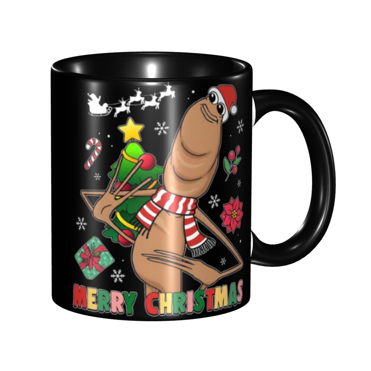 Coffee Tea Gift - ماركوس الدودة عيد ميلاد سعيد ميرش