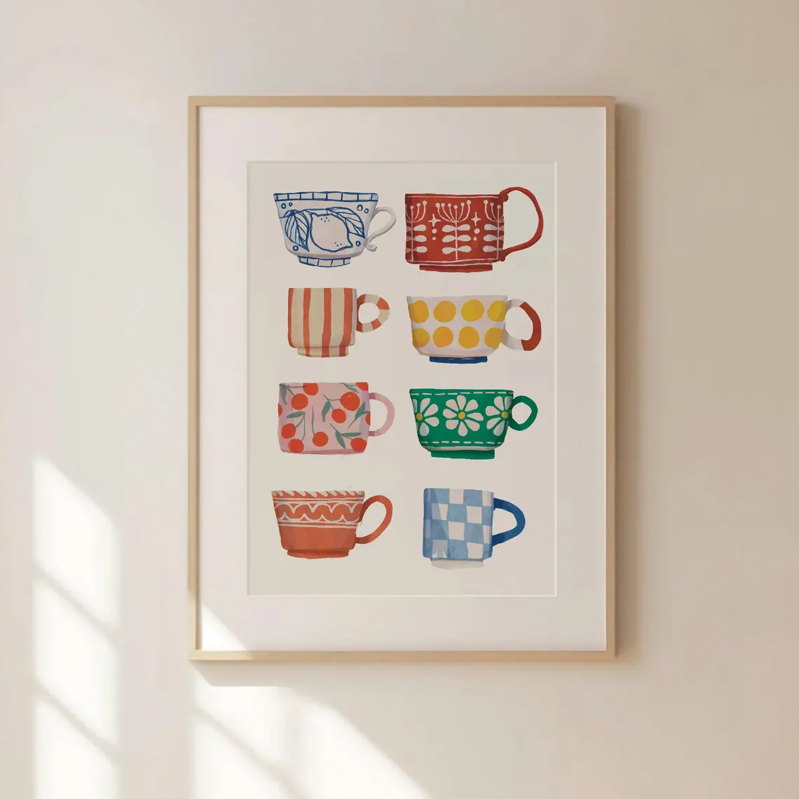 Coffee Tea Pictures - طباعة على شكل كوب شاي، ملصق