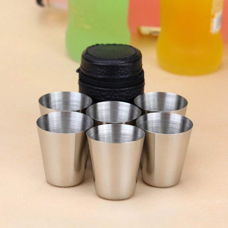 Coffee Tea And Sugar Set - 4/6 قطعة أكواب من الفولاذ المقاوم