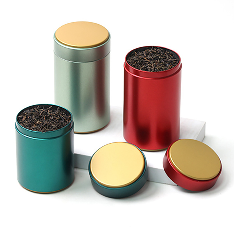 Coffee Tea And Sugar Set - صندوق شاي محمول مختوم بلون ثابت