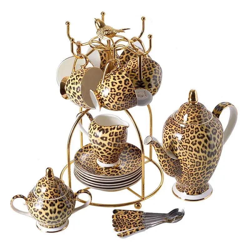 Coffee Tea Creamer - طقم قهوة من البورسلين الفاخر بنقشة