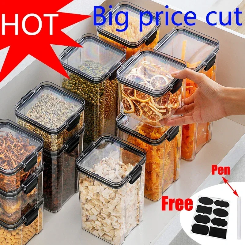 Coffee Tea Sugar Canister Set - 460-1800 مللي مجموعات تكويم المطبخ مختومة