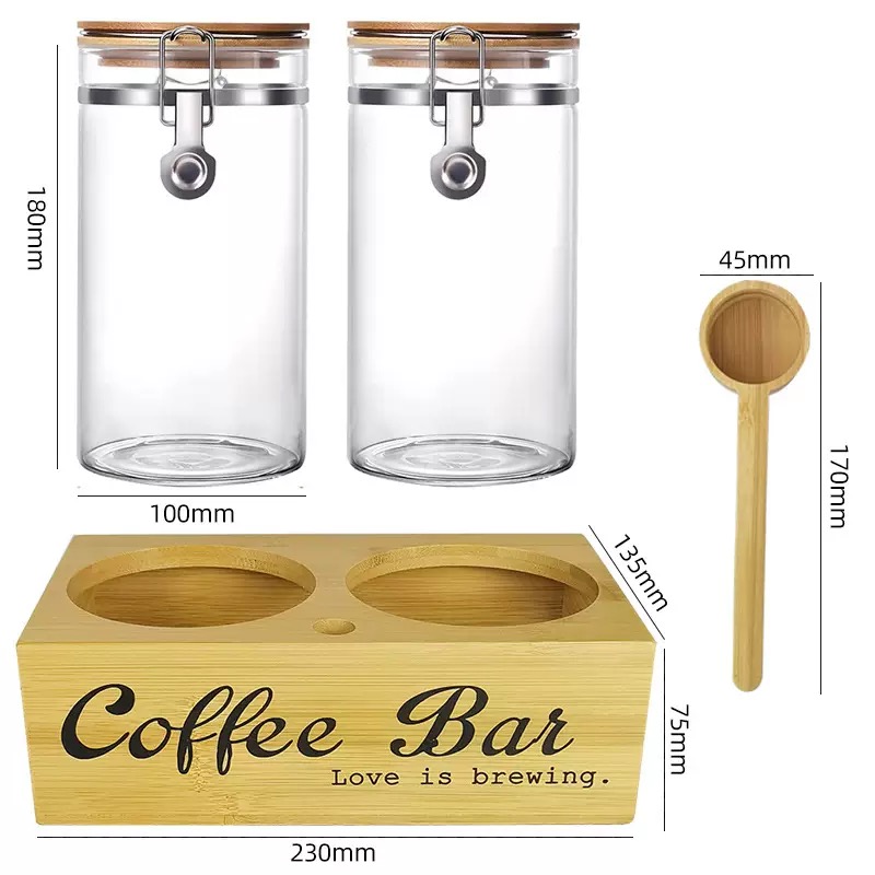 Coffee Tea Beans - عبوة من برطمانات تخزين القهوة مع