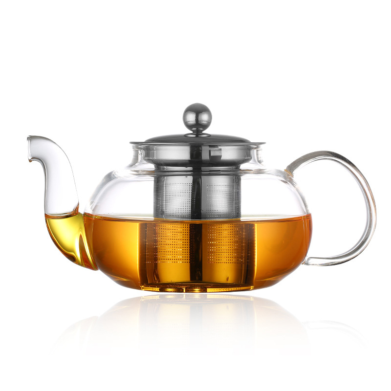 Coffee Tea And Sugar Set - 600/800 مللي إبريق شاي زجاجي مقاوم