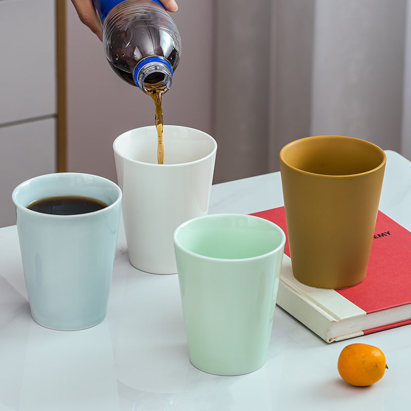 Mug Tea Coffee - كوب سيراميك كبير الحجم للبيرة والقهوة،