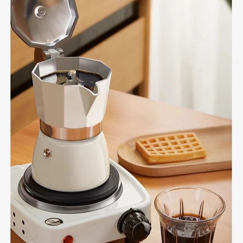 Coffee Tea Making Machine - وعاء موكا مستدير القاع صمام واحد