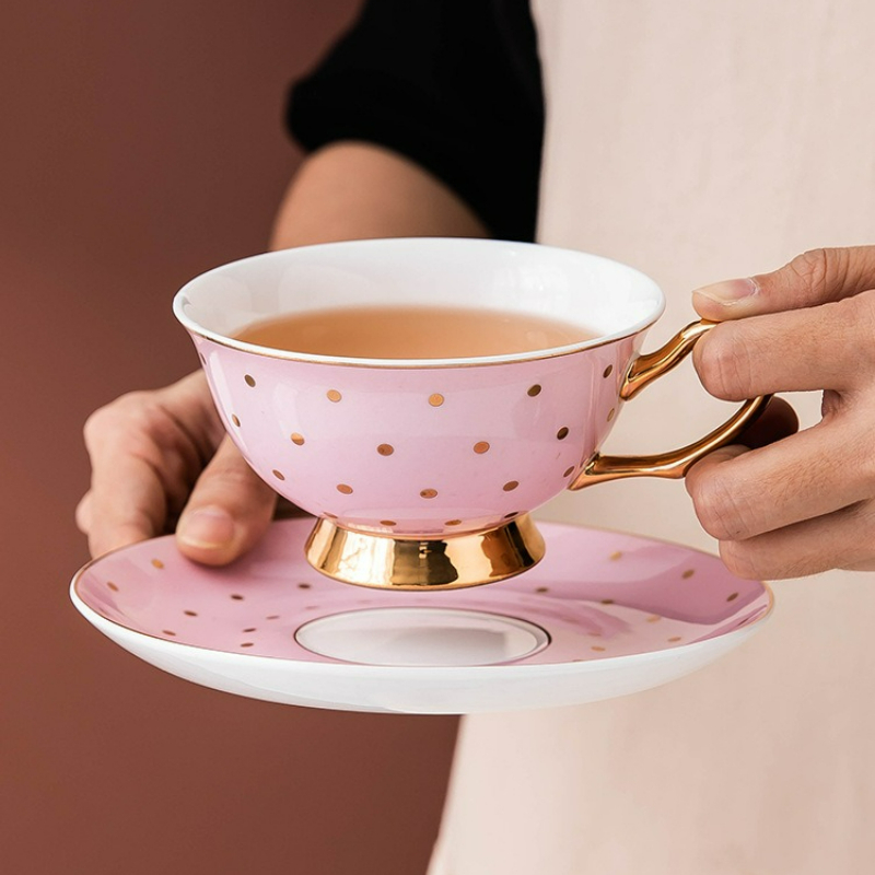 أكواب قهوة سيراميك وردية مع صح - مراجعة Mug Tea Coffee وسعره