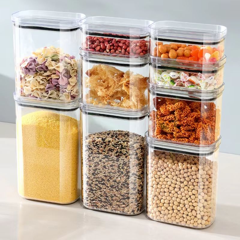 وعاء محكم الإغلاق لتنظيم خزانة - مراجعة Coffee Tea Sugar Canister Set وسعره
