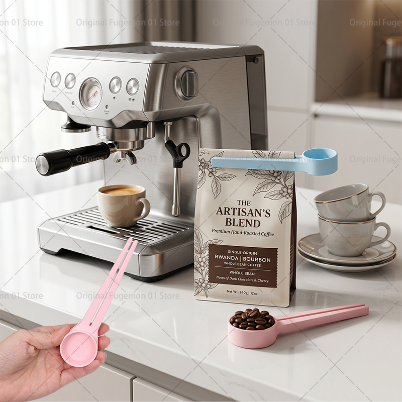 ملاعق قهوة مع مشابك للأكياس، م - مراجعة Coffee Tea Beans وسعره