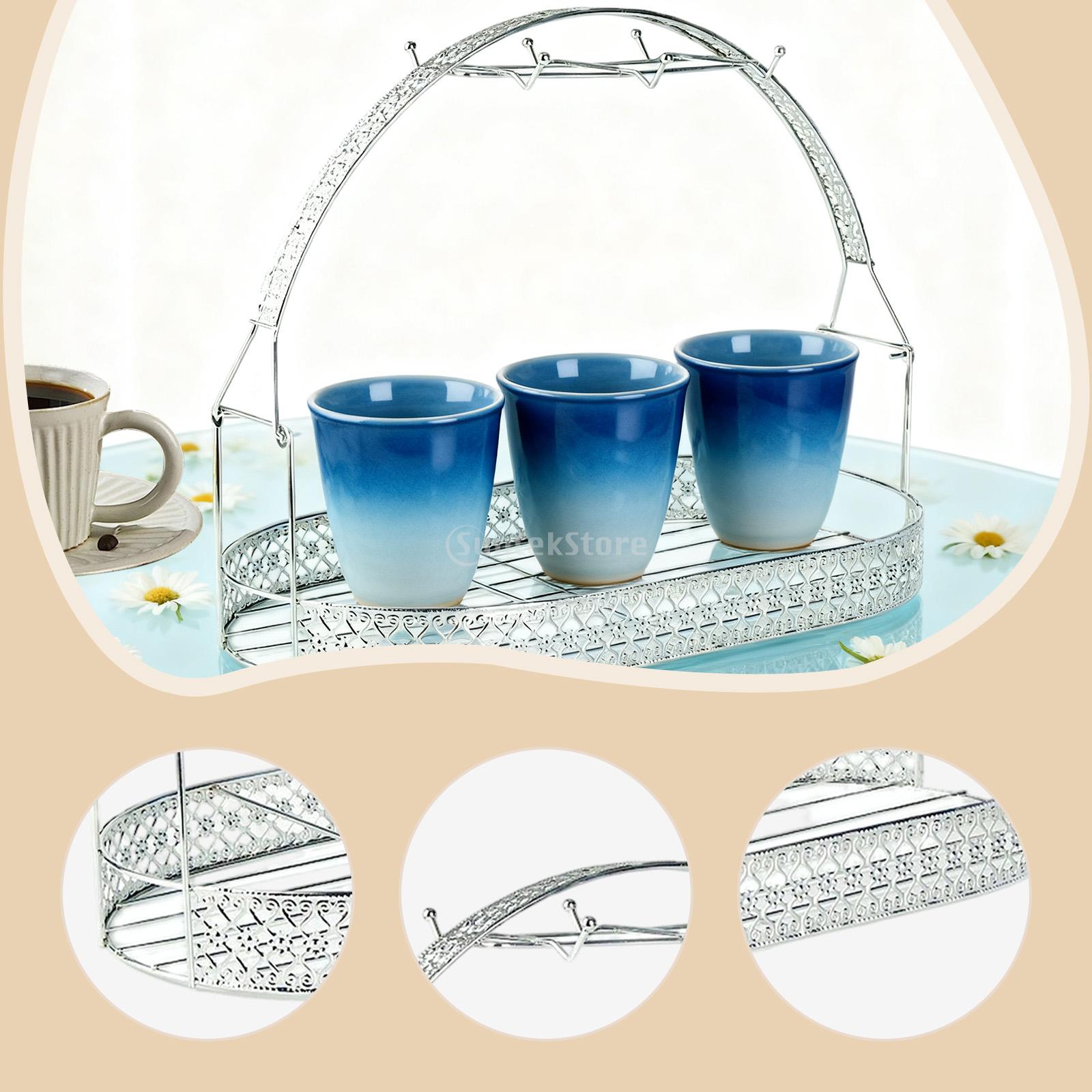 الإبداعية القدح رف حامل فنجان  - مراجعة Coffee Tea And Sugar Set وسعره