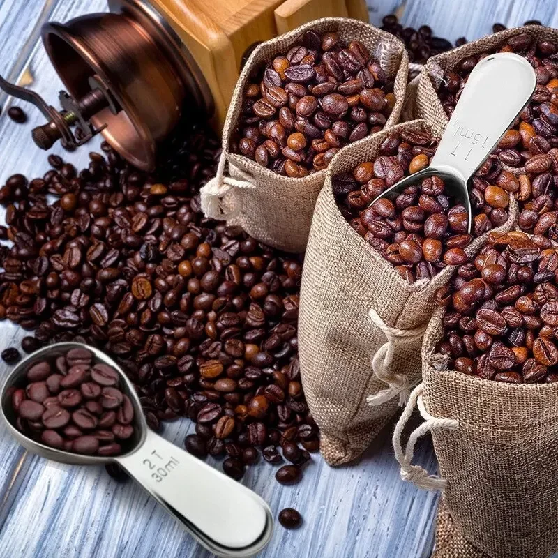 مغرفة قياس القهوة من الفولاذ ا - مراجعة Coffee Tea And Sugar Set وسعره