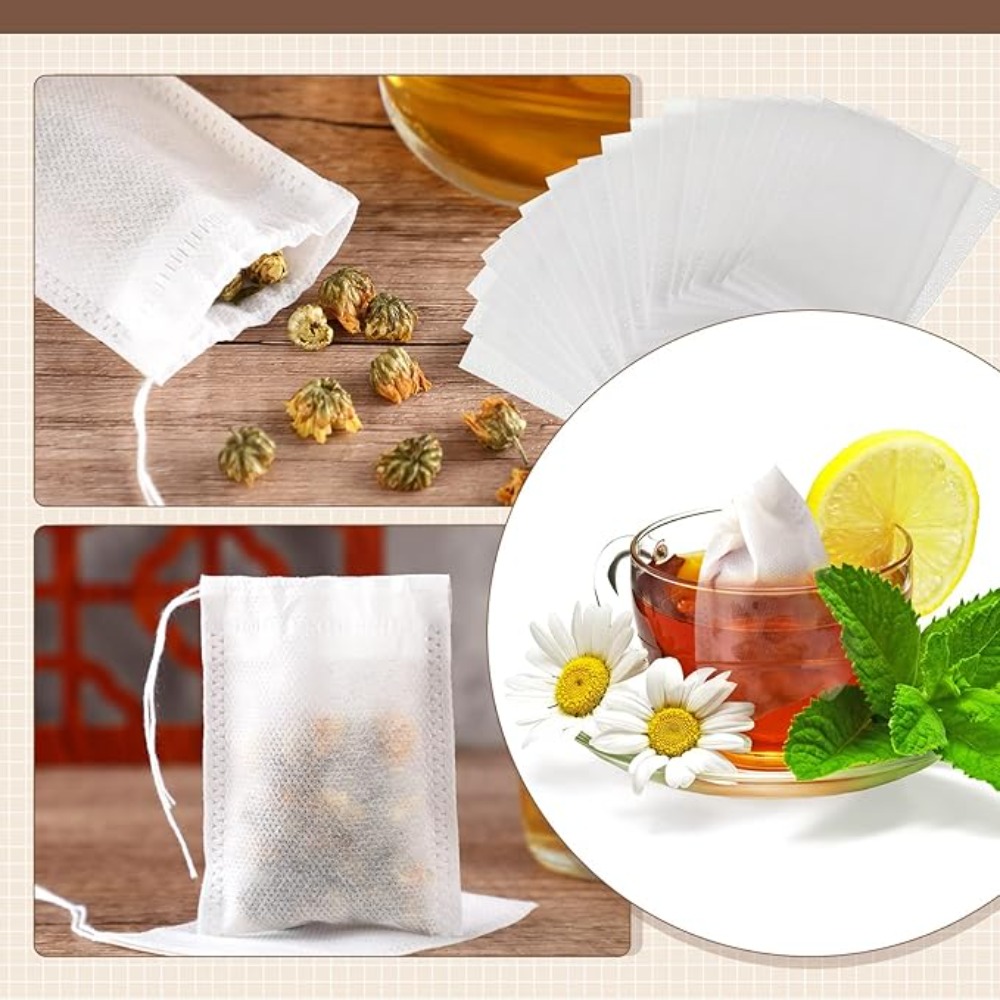 100-3000 قطعة أكياس شاي فارغة  - مراجعة Coffee Tea And Leaf وسعره