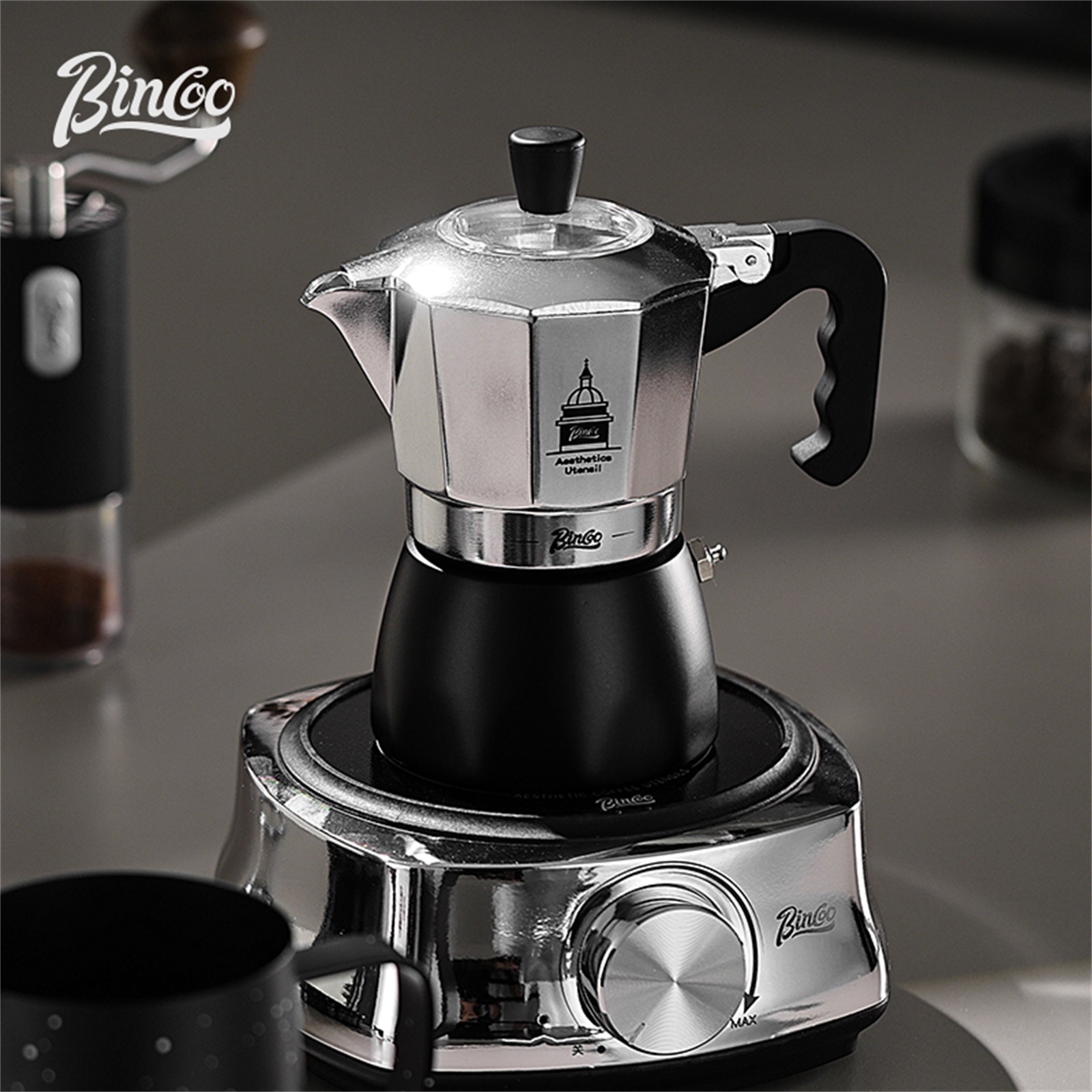 وعاء موكا ذو صمام مزدوج من BIN - مراجعة Coffee Tea Making Machine وسعره