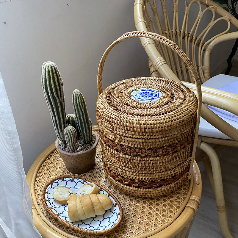 سلة تخزين طعام مزدوجة الطبقات  - مراجعة Vietnam Coffee Tea وسعره