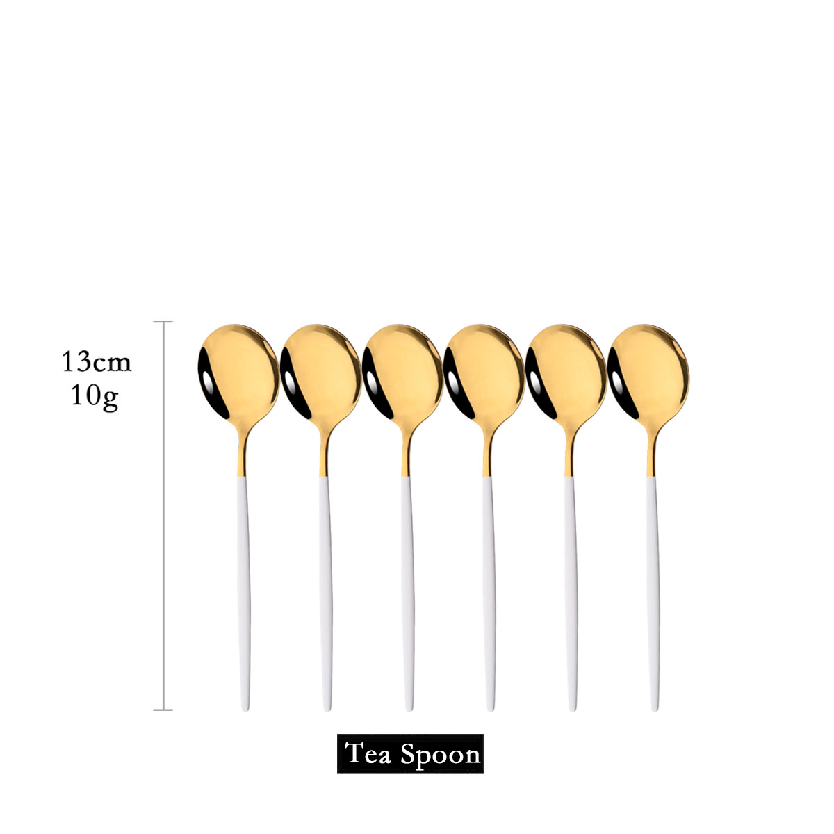 6 قطعة مرآة الذهب الأبيض ملعقة - مراجعة Coffee Tea Sugar Canister Set وسعره