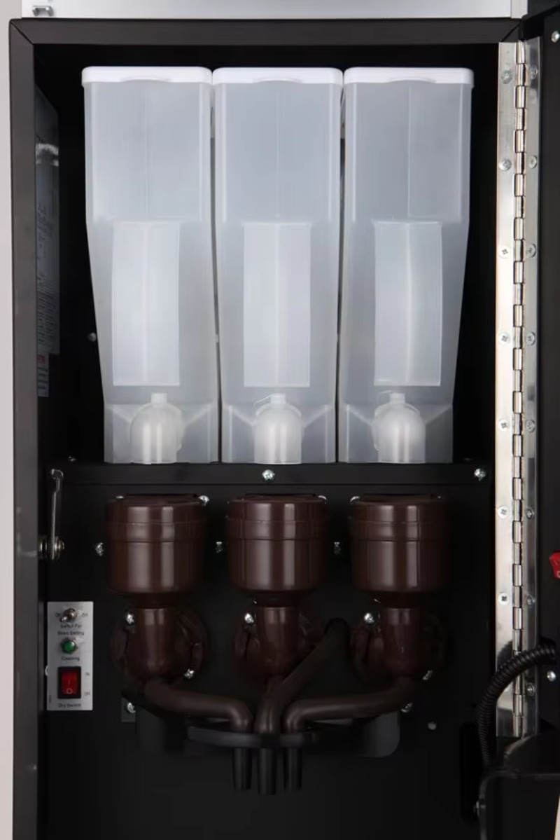 ماكينة بيع الشاي بالحليب وشاي  - مراجعة Coffee Tea Vending Machine وسعره