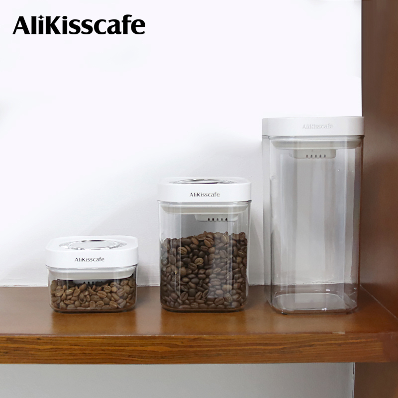 AliKisscafe حاوية تخزين حبوب ا - مراجعة Coffee Tea Beans وسعره