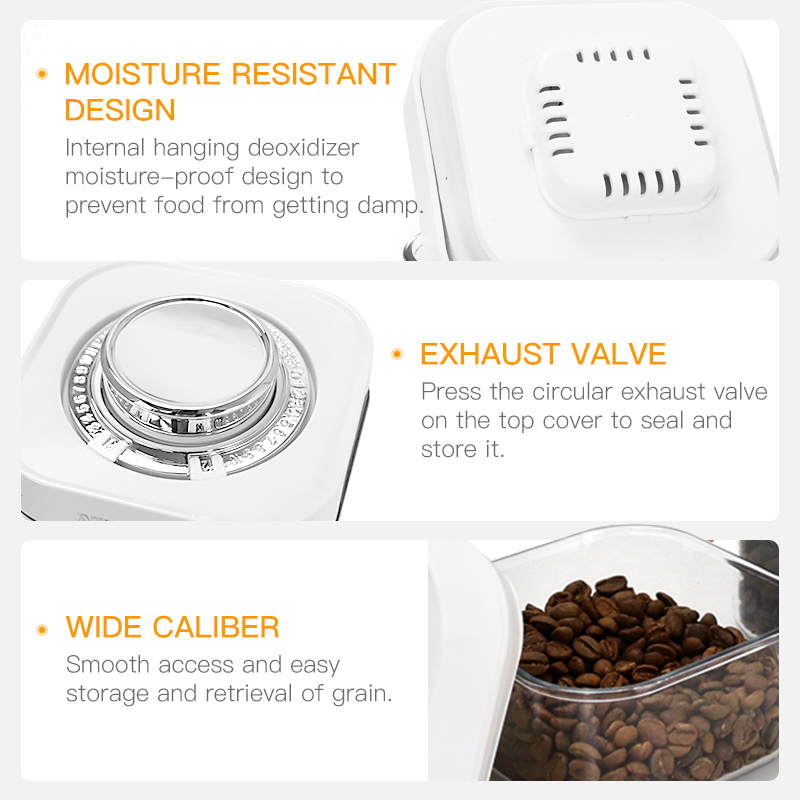 AliKisscafe حاوية تخزين حبوب ا - مراجعة Coffee Tea Beans وسعره