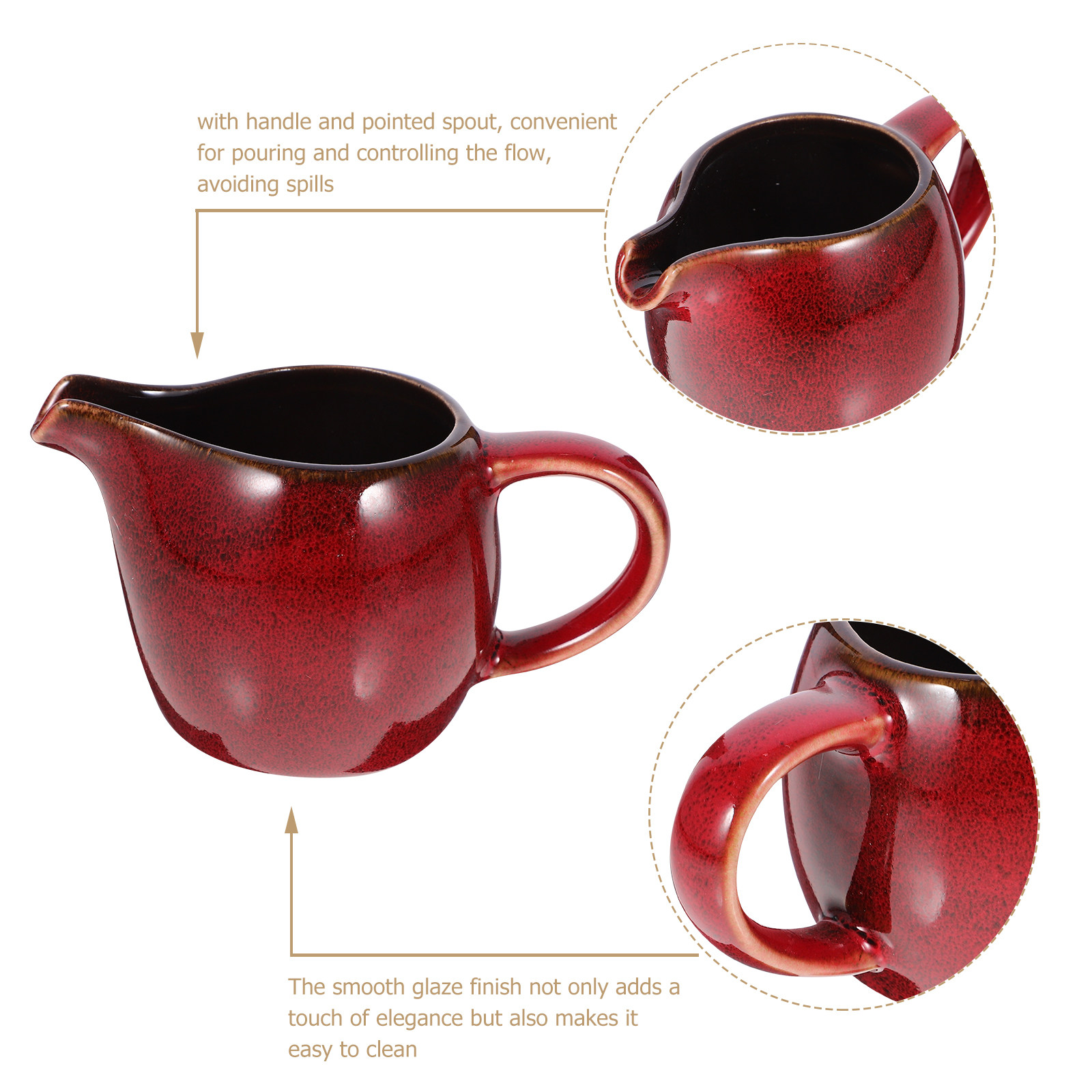 إبريق حليب من السيراميك بتصميم - مراجعة Coffee Tea Creamer وسعره