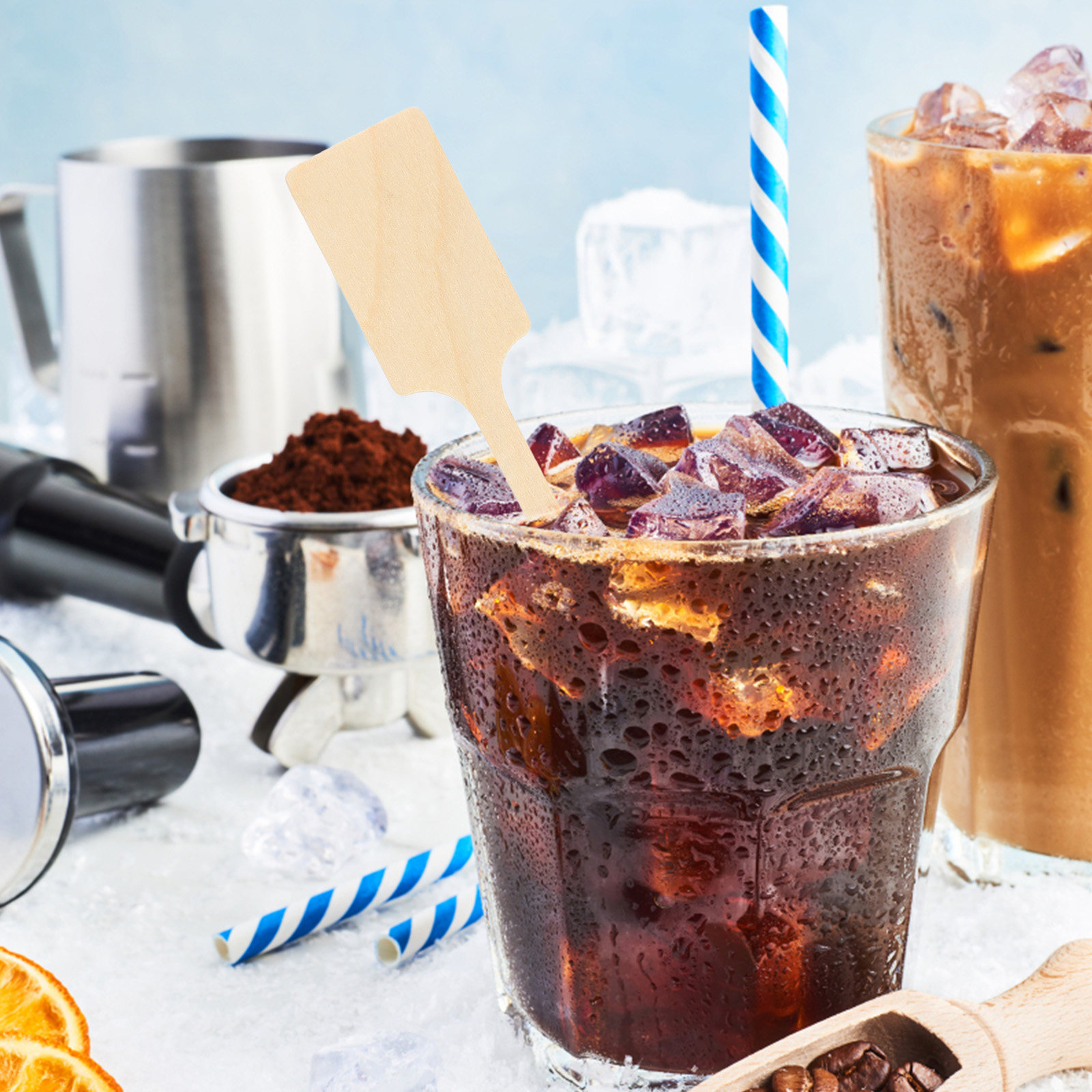 100 قطعة من أعواد تقليب القهوة - مراجعة Coffee Tea Home وسعره