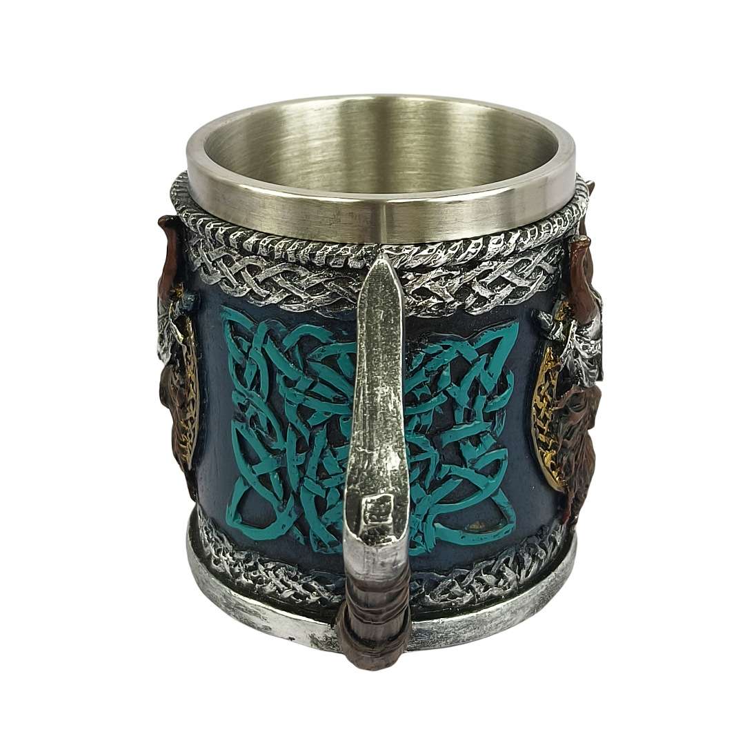 زجاج بيرة فايكنغ ، راتنج فالها - مراجعة Mug Tea Coffee وسعره