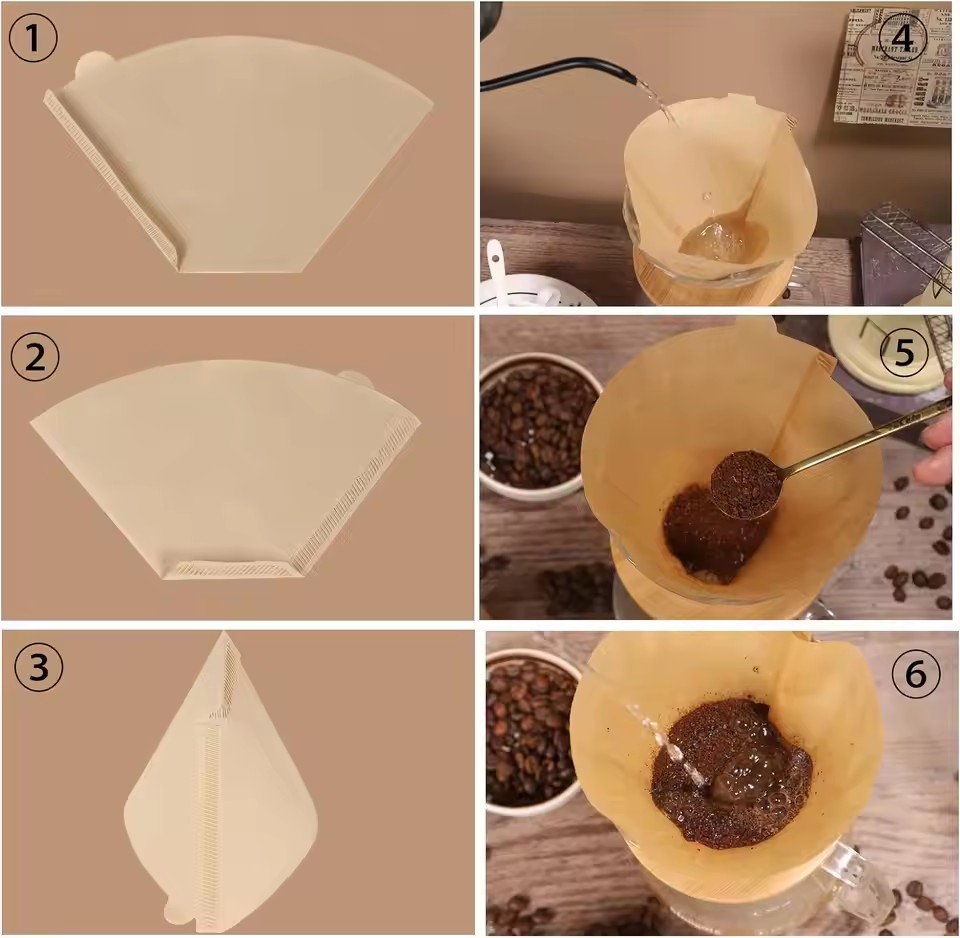 50 قطعة/مجموعة فلتر قهوة ورقي  - مراجعة Coffee Tea Bags وسعره