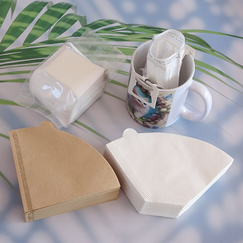 50 قطعة/مجموعة فلتر قهوة ورقي  - مراجعة Coffee Tea Bags وسعره