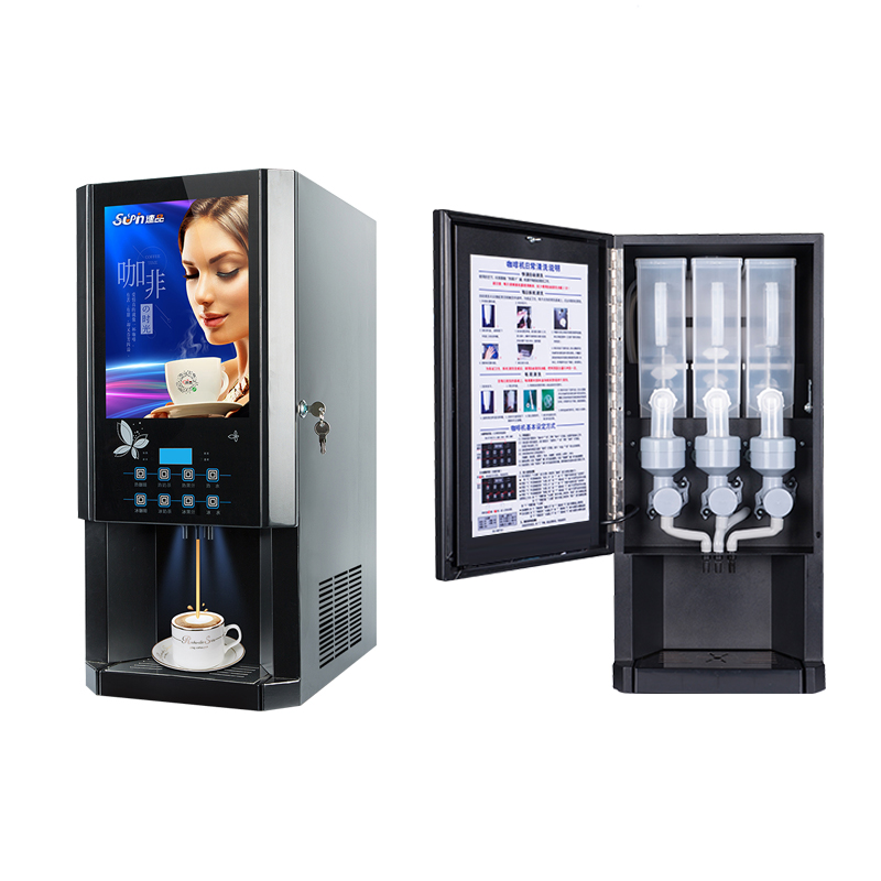ماكينة قهوة فورية 30SCW-8 هوت  - مراجعة Coffee Tea Vending Machine وسعره