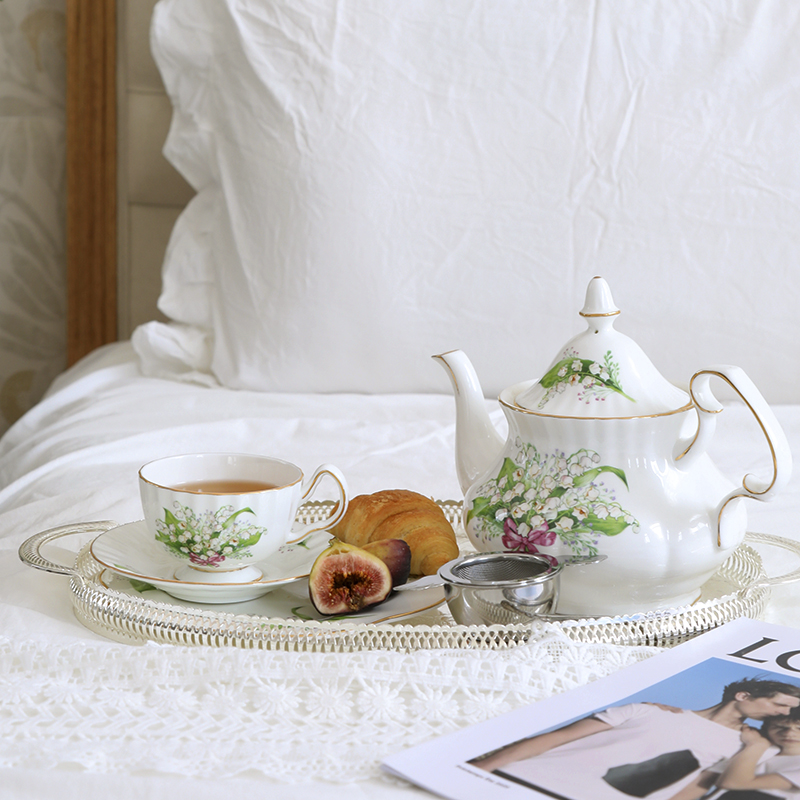 فنجان شاي الصحون زنبق فالي مجم - مراجعة Coffee Tea Creamer وسعره