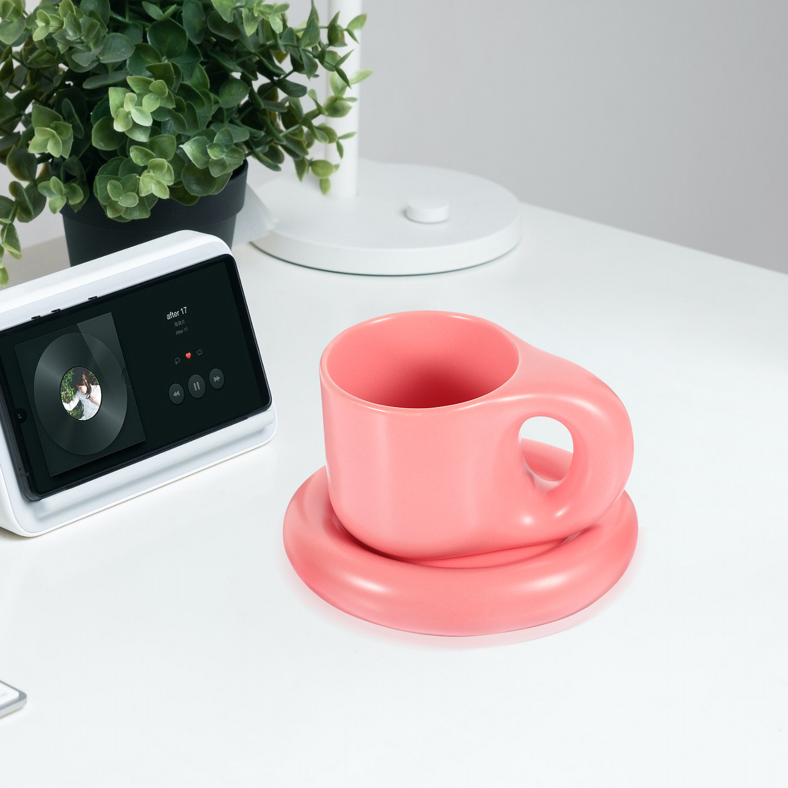 طقم فناجين قهوة سيراميك مع صحو - مراجعة Coffee Tea Home وسعره