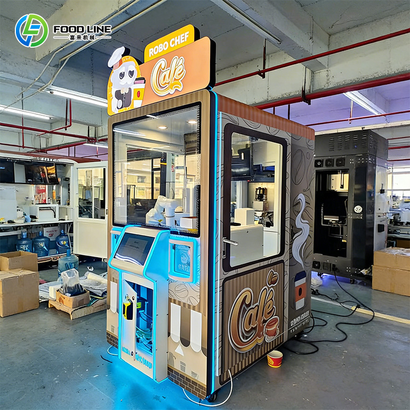 ماكينة بيع القهوة والشاي الأوت - مراجعة Coffee Tea Vending Machine وسعره