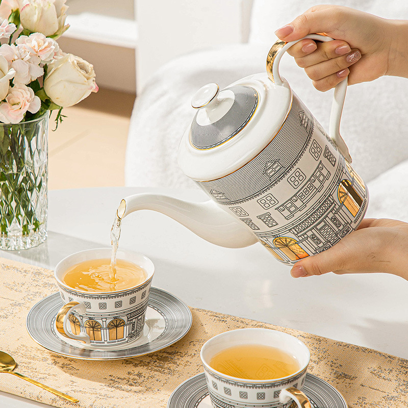 كوب معمارية وصحون قهوة كوب أور - مراجعة Coffee Tea And Sugar Set وسعره