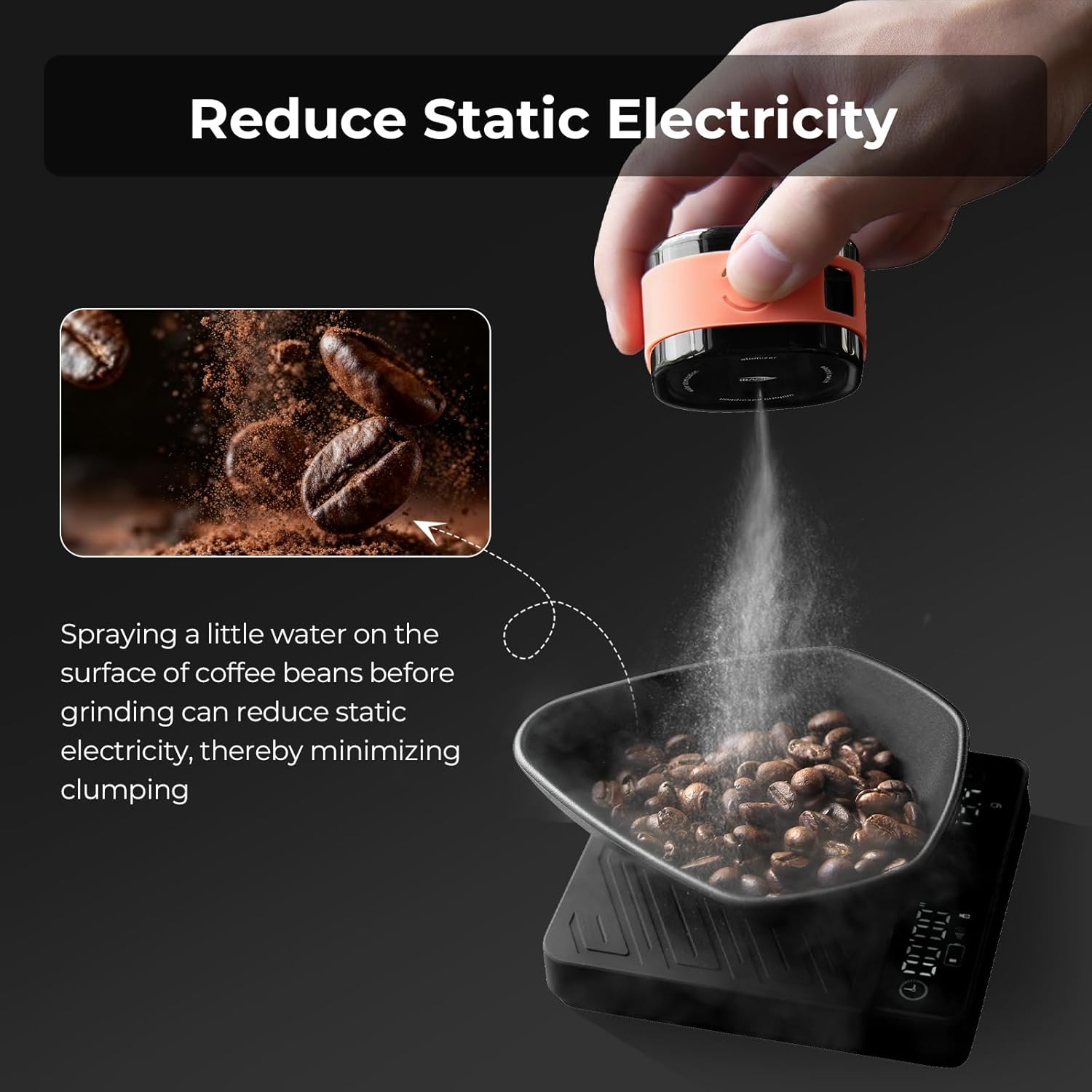رذاذ حبوب القهوة IKAPE، زجاجة  - مراجعة Coffee Tea Making Machine وسعره